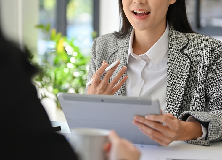 提案する人の写真